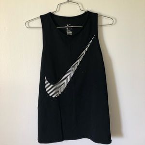 Nike black tank top size small
